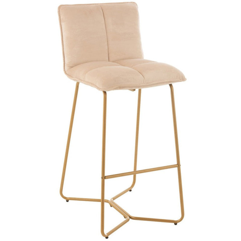 Barkruk Beige Multiplex 47 cm 47x55x104 cm-Barkrukken-J-Line