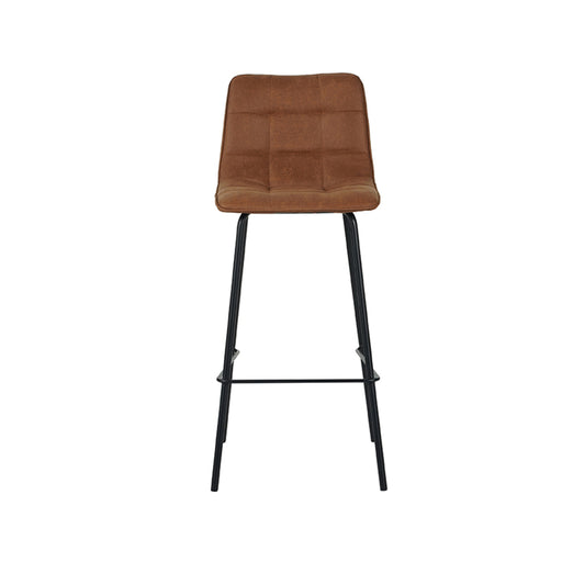 Barkruk Bistro Micro suede Bruin-Barkrukken-LABEL51