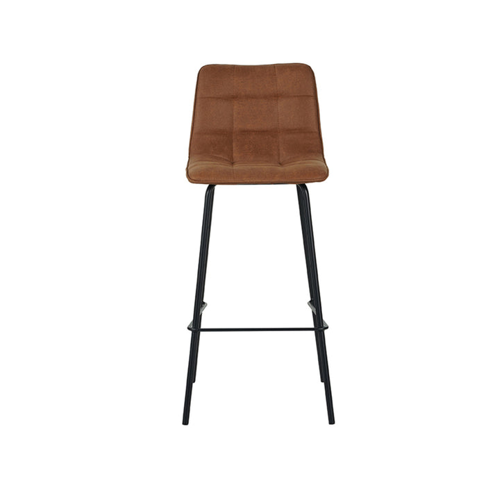 Barkruk Bistro Micro suede Bruin-Barkrukken-LABEL51
