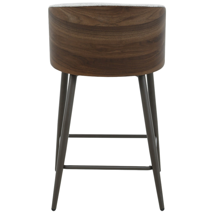 Barkruk Bosca Polyester Bruin-Barkrukken-PTMD