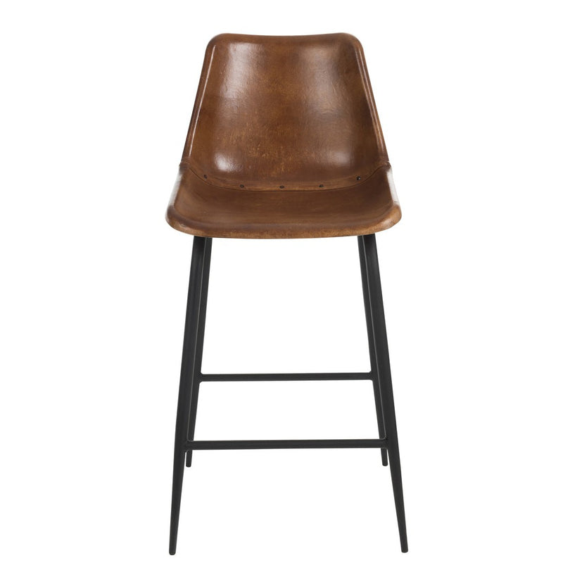 Barkruk Bruin Ijzer 45 cm 45x48x100 cm-Barkrukken-J-Line