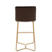 Barkruk Bruin Multiplex 47 cm 47x55x104 cm-Barkrukken-J-Line