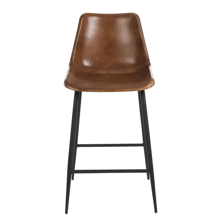 Barkruk Bruin ijzer 45 cm 45x48x100 cm-Barkrukken-J-Line