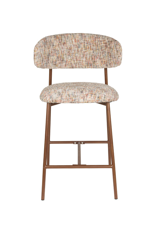 Barkruk Claes Multicolour Polyester Beige 65cm-Barkrukken-Creating Home
