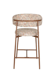 Barkruk Claes Multicolour Polyester Beige 65cm-Barkrukken-Creating Home