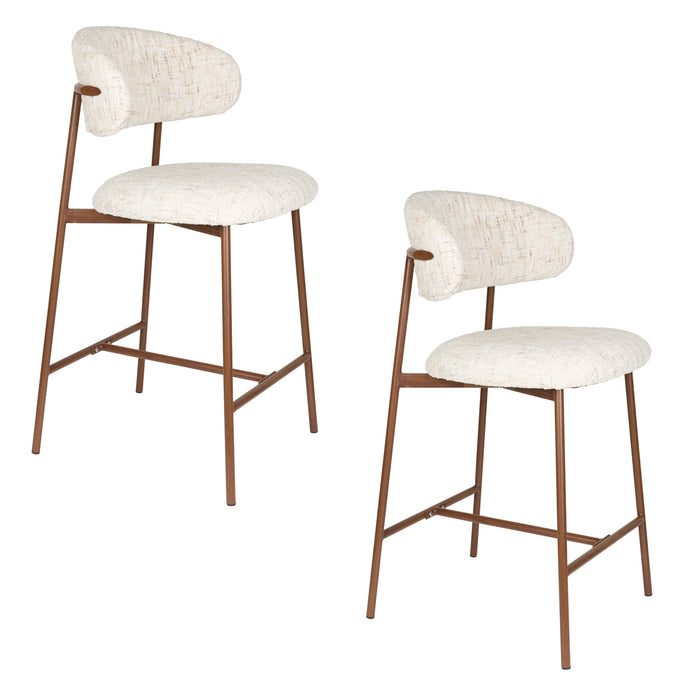 Barkruk Claes Off-White-Eetkamerstoelen-Creating Home