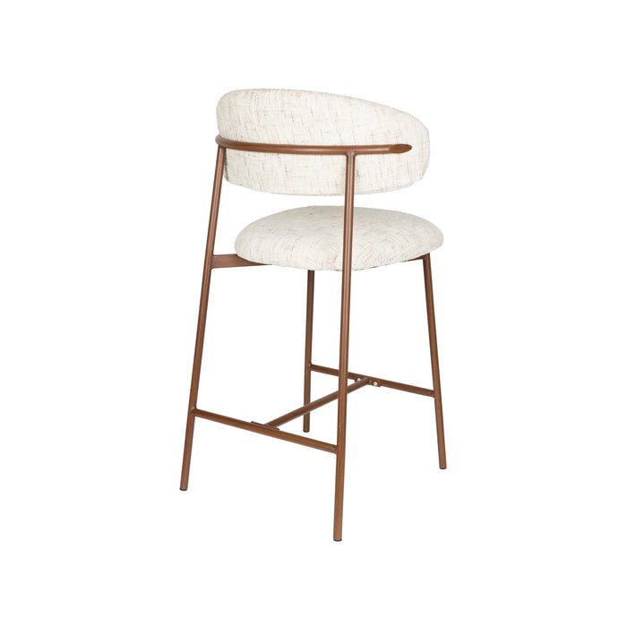 Barkruk Claes Off-White-Eetkamerstoelen-Creating Home