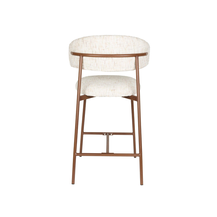 Barkruk Claes Off-White-Eetkamerstoelen-Creating Home