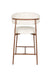Barkruk Claes Off-white Polyester Wit 65cm-Barkrukken-Creating Home