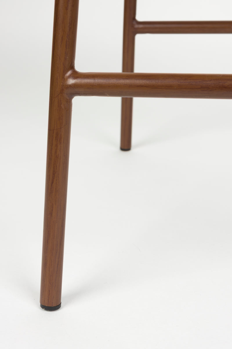 Barkruk Claes Off-white Polyester Wit 65cm-Barkrukken-Creating Home