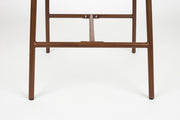 Barkruk Claes Off-white Polyester Wit 65cm-Barkrukken-Creating Home