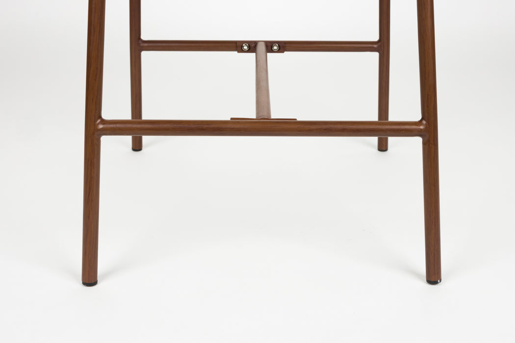 Barkruk Claes Off-white Polyester Wit 65cm-Barkrukken-Creating Home
