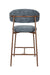 Barkruk Claes Polyester Blauw 65 cm – productaanzicht 4