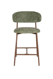 Barkruk Claes Polyester Groen 65cm-Barkrukken-Creating Home