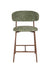 Barkruk Claes Polyester Groen 65cm-Barkrukken-Creating Home