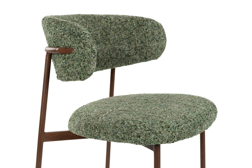 Barkruk Claes Polyester Groen 65cm-Barkrukken-Creating Home