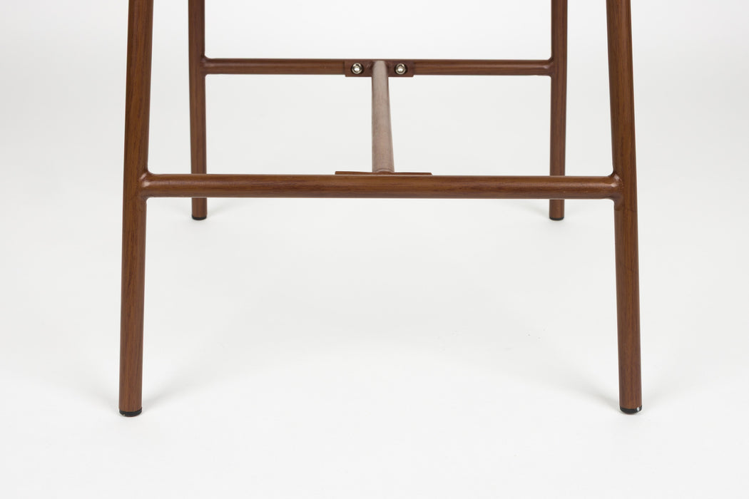 Barkruk Claes Polyester Okergeel 65 cm – detail 4