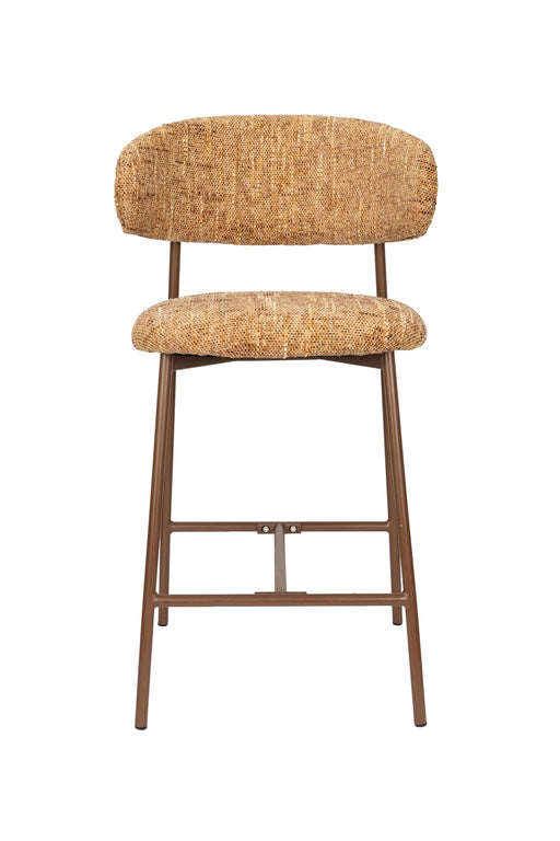 Barkruk Claes Polyester Okergeel 65 cm – productaanzicht