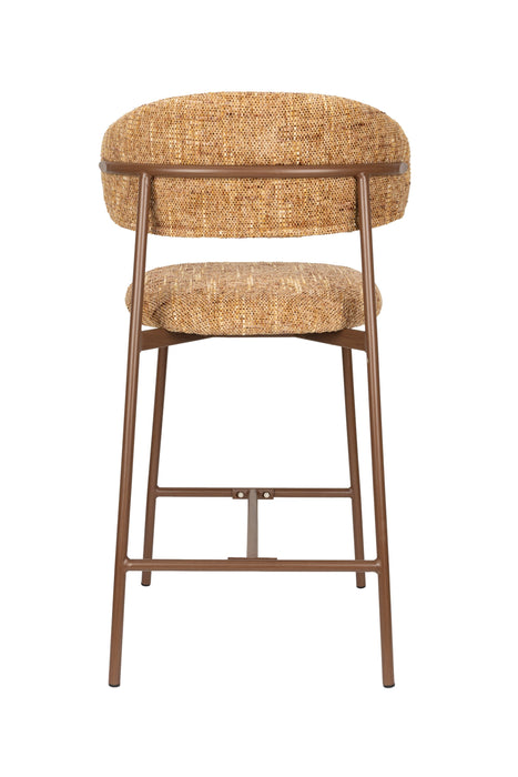 Barkruk Claes Polyester Okergeel 65 cm – productaanzicht 4