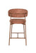 Barkruk Claes Polyester Terracotta 65cm-Barkrukken-Creating Home