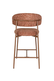 Barkruk Claes Polyester Terracotta 65cm-Barkrukken-Creating Home