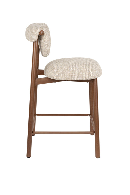 Barkruk Counter Lee Polyester Beige 65.7cm-Barkrukken-Creating Home