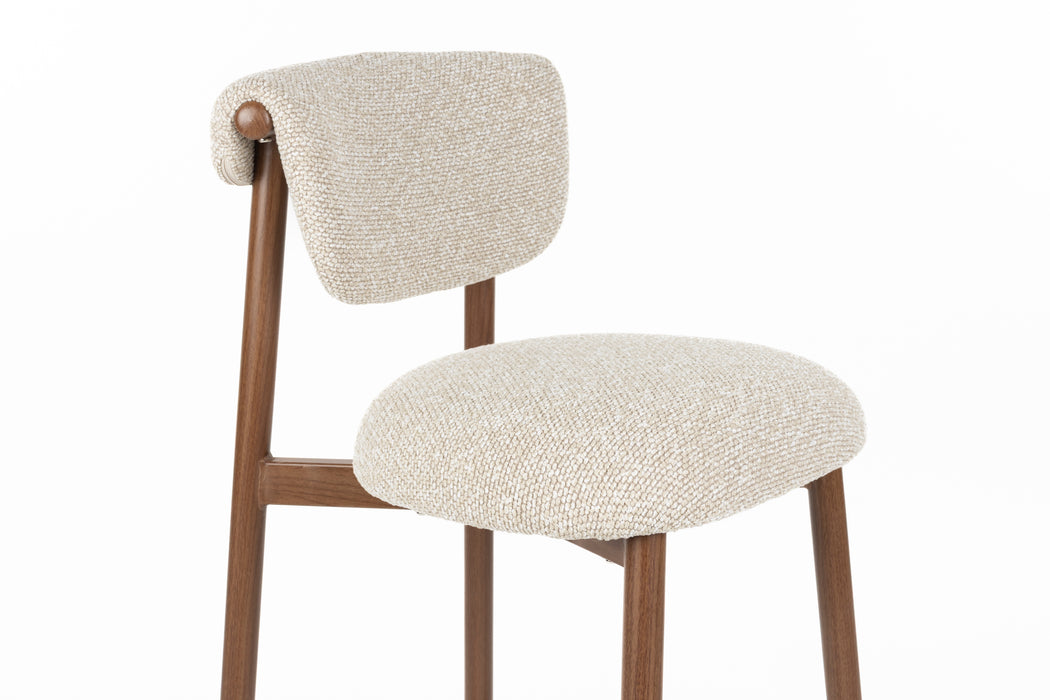 Barkruk Counter Lee Polyester Beige 65.7cm-Barkrukken-Creating Home