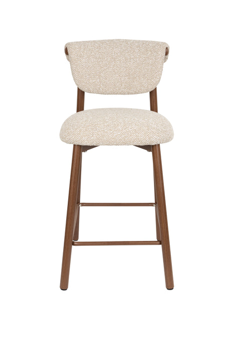 Barkruk Counter Lee Polyester Beige 65.7cm-Barkrukken-Creating Home