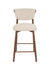 Barkruk Counter Lee Polyester Beige 65.7cm-Barkrukken-Creating Home