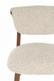 Barkruk Counter Lee Polyester Beige 65.7cm-Fauteuils-Creating Home