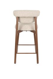 Barkruk Counter Lee Polyester Beige 65.7cm-Fauteuils-Creating Home