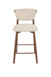 Barkruk Counter Lee Polyester Beige 65.7cm-Fauteuils-Creating Home