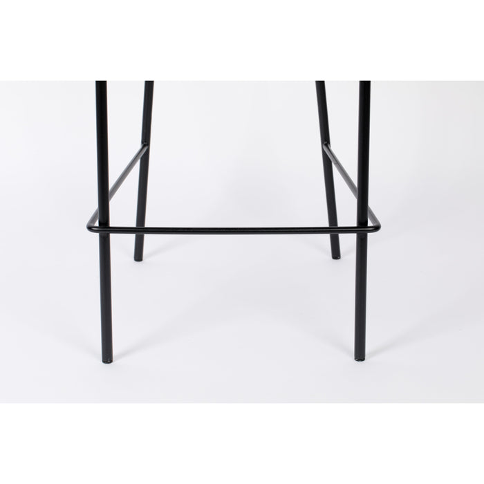 Barkruk Donny Stof Grijs 66cm-Barkrukken-Creating Home