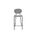 Barkruk Donny Stof Grijs 66cm-Barkrukken-Creating Home
