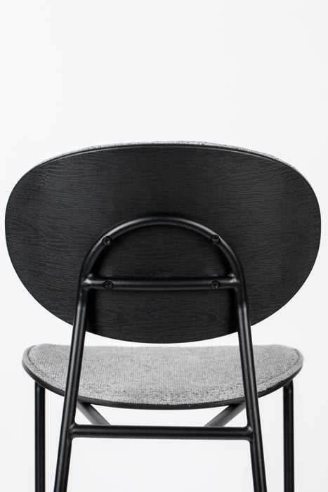 Barkruk Donny Stof Grijs 66cm-Barkrukken-Creating Home