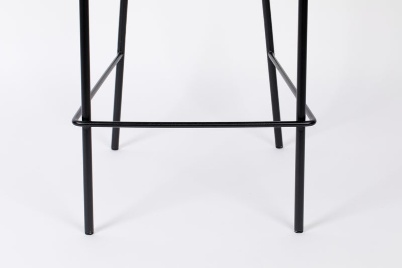Barkruk Donny Stof Grijs 66cm-Barkrukken-Creating Home
