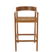 Barkruk Emma Teakhout Bruin 78 cm 53x55x100 cm-Barkrukken-J-Line