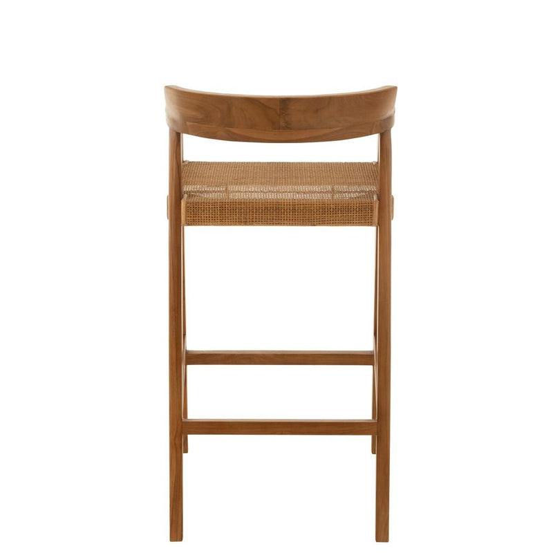 Barkruk Emma Teakhout Bruin 78 cm 53x55x100 cm-Barkrukken-J-Line