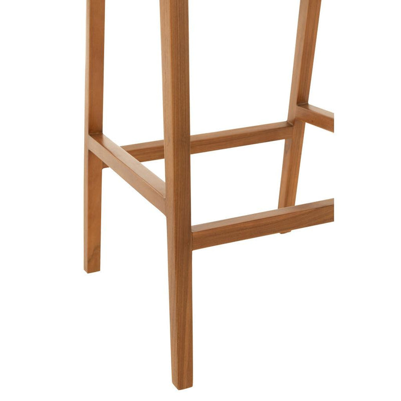 Barkruk Emma Teakhout Bruin 78 cm 53x55x100 cm-Barkrukken-J-Line