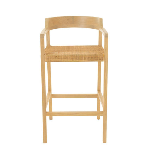 Barkruk Emma Teakhout Naturel 78 cm 53x55x100 cm-Barkrukken-J-Line