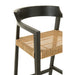 Barkruk Emma Teakhout Zwart/Bruin 78 cm 53x55x100 cm-Barkrukken-J-Line
