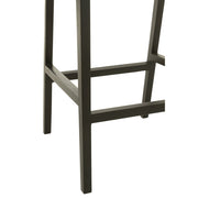 Barkruk Emma Teakhout Zwart/Bruin 78 cm 53x55x100 cm-Barkrukken-J-Line