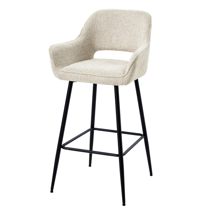 Barkruk Fallon Polyester Beige 736780-Barkrukken-PTMD