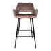 Barkruk Fallon Polyester Zwart 700030-Barkrukken-PTMD