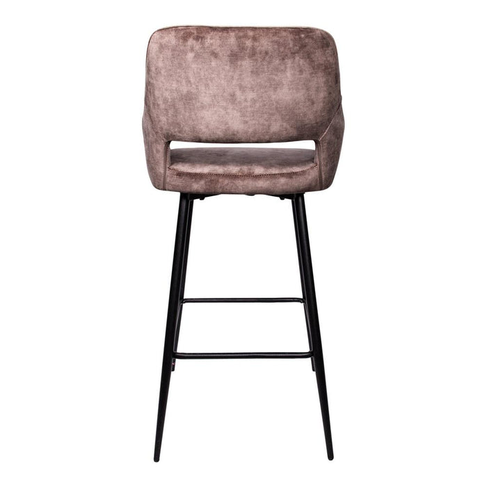 Barkruk Fallon Polyester Zwart 700030-Barkrukken-PTMD