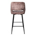 Barkruk Fallon Polyester Zwart 700030-Barkrukken-PTMD