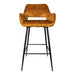 Barkruk Fallon Polyester Zwart 700031-Barkrukken-PTMD