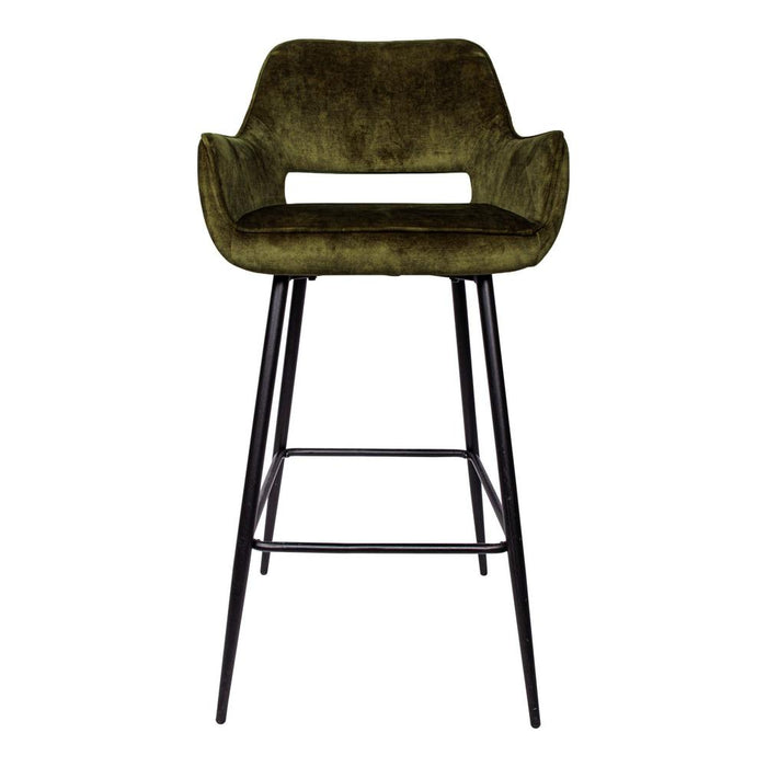 Barkruk Fallon Polyester Zwart 700881-Barkrukken-PTMD