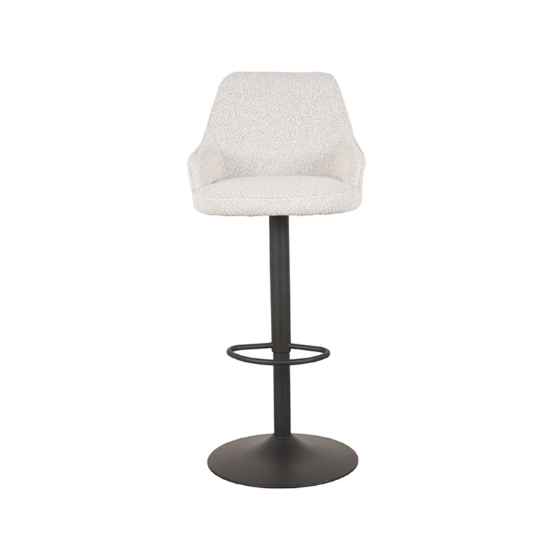 Barkruk Fender Champagne Boucle Gaslift 50x52x110 cm-Barkrukken-LABEL51