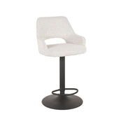 Barkruk Fer Champagne Boucle Gaslift-Barkrukken-LABEL51